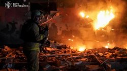 At least five killed in massive wave of Russian strikes across Ukraine, officials say