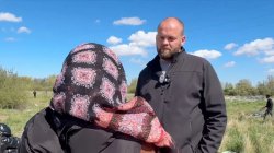 Watch: Elderly woman rescued by robot from Ukraine's frontline