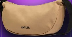 Antler's stylish crossbody bag is surprisingly spacious and can even work as hand luggage