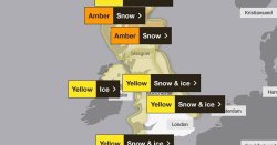 UK snow: Met Office issues 'danger to life' amber warnings for heavy snowfall