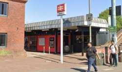 Horror as three stabbed in train station fight with one man arrested