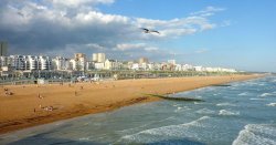 Asylum seekers 'raped' woman on Brighton beach in 'predatory attack', court told