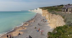 Popular UK beach reopens to public 3 months after cliff collapse