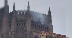 Liverpool Cathedral fire LIVE: Smoke billows from iconic building - 'Avoid area'
