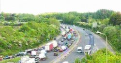 M40 traffic LIVE: Closure and huge delays after crash between car and motorbike