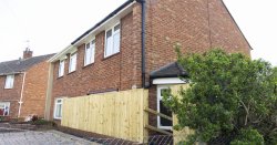 Neighbourhood confusion as front garden fence built 14 inches from living room window