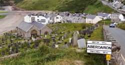 I stayed in a cabin on a cliff in Wales and experienced every kind of weather