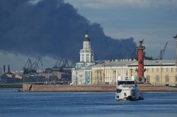 Russia burns as Ukraine strikes key targets - and smoke rises over Putin's hometown