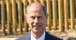 Prince Edward cracks jokes with schoolchildren as Portugal tour comes to an end