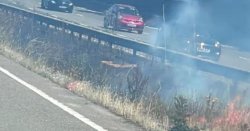 M5 traffic LIVE: Road closed after huge fire breaks out near Exeter as A38 also shut