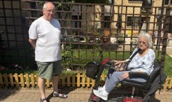 Pensioner, 86, threatens to chain herself to tiny fence over 'petty' council row