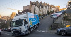 England's steepest street where locals wear crampons and cars roll away